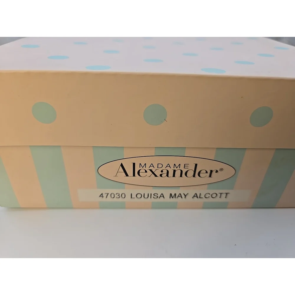 Rare LE Madame Alexander Louisa May Alcott 47030 8' Doll‎ W/Box ,COA 439 Of 500